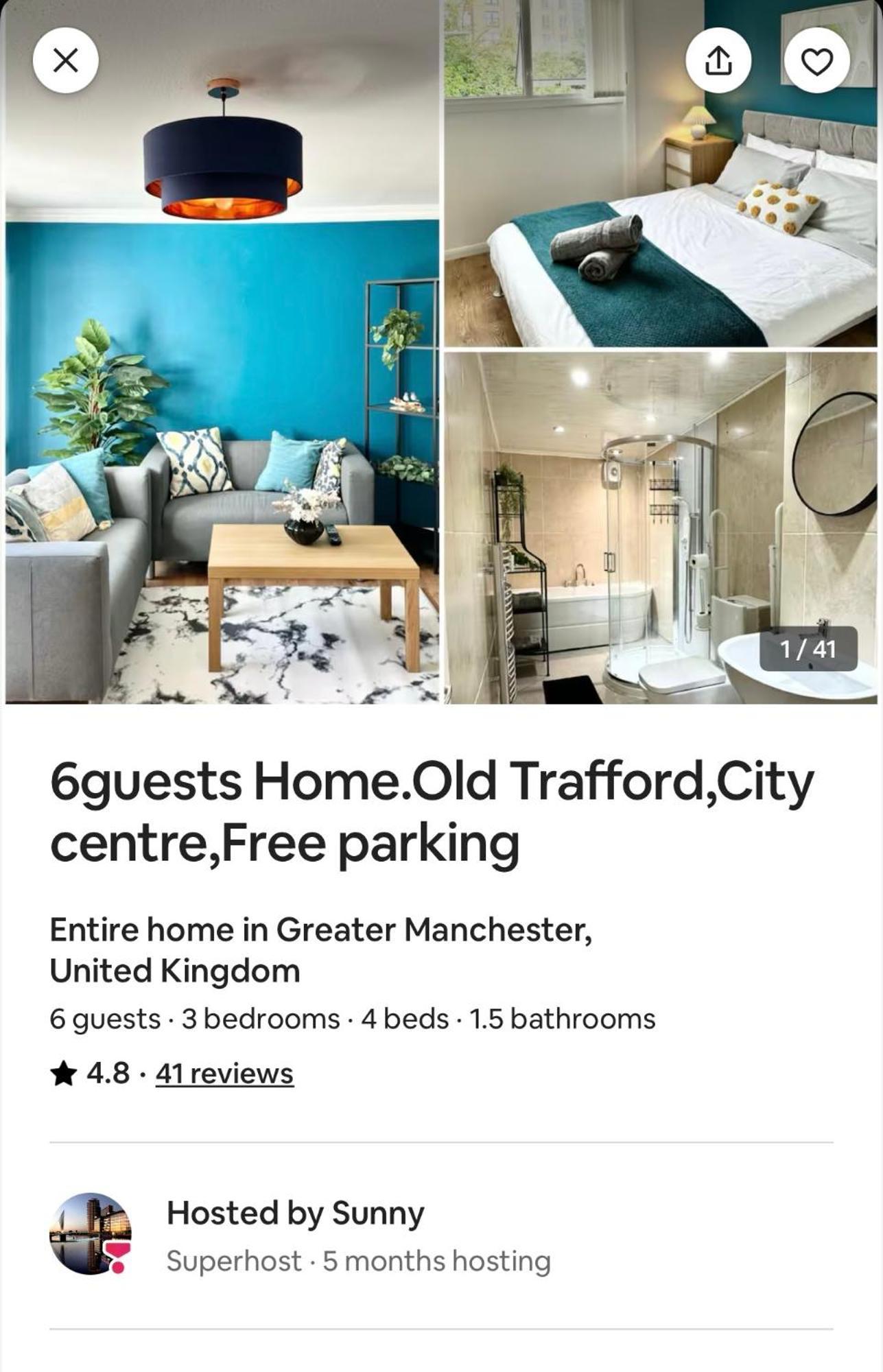 6 Guests House Old Trafford,Media City,City Centre, Free Parking Manchester Dış mekan fotoğraf